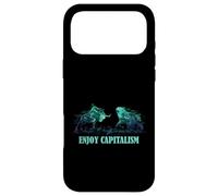 Enjoy Capitalism Bull Bear Stock Market Trader Case for iPhone 17 Pro Max