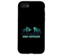 Enjoy Capitalism Bull Bear Stock Market Trader Case for iPhone SE (2020) / 7/8