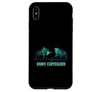 Enjoy Capitalism Bull Bear Stock Market Trader Case for iPhone XS Max