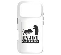 Enjoy Capitalism Bulls and Bears on the stock market Case for iPhone 17 Pro
