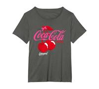 Enjoy Coca Cola Cherry Coke Outrageous! T-Shirt, Women's Plus, Asphalt Grey, 6X