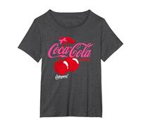 Enjoy Coca Cola Cherry Coke Outrageous! T-Shirt, Women's Plus, Dark Heather Grey, 3X