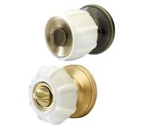 Enjoy Cover | 2 Pack Upgraded Ergonomic Design Door Knob Cover Grips, Non-Slip, Arthritis and Senior Living Aids, Universal Size (White)