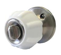 Enjoy Cover New Door Knob Cover Grips Non Slip Arthritis & Senior Living Aids Grippy Easy Open Decorative. Simple Functional Effective Solution- 4 Pack (White, Ball)