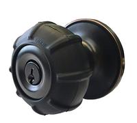 ENJOY COVER New Silicone Door knob Grips Maximum Grip Nonslip Arthritis & Senior Living Aids Grippy Easy Open Fits All Door Knob Universal Size Decorative 4 Pack (Black)