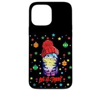 Enjoy Cute Colorful Christmas Cat Let's Snow Graphic Fun Case for iPhone 13 Pro Max