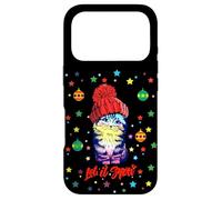 Enjoy Cute Colorful Christmas Cat Let's Snow Graphic Fun Case for iPhone 17 Pro