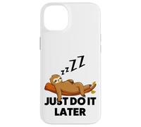 Enjoy Do It Later Cool Funny Sarcastic Lazy Sloth Sleep Fun Case for iPhone 14 Plus