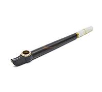 Enjoy Dokha WOODEN BLACK & GOLD MEDWAKH PIPE (210)