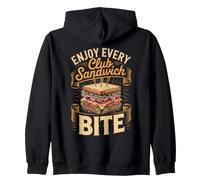 Enjoy Every Club Sandwich Bite Zip Hoodie
