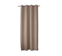 Enjoy Home Blackout Curtain with 8 Eyelets in Chrome-Plated Metal Diameter 4 cm High Height 100% Polyester 140 x 280 cm Öko-Tex Fabric Easy Care Basic Collection Natural