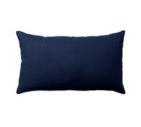 Enjoy Home, Cushion, Size 30 x 50 cm, Navy Blue - Oeko Tex Certified Cotton, Hand Washable, Ideal for Bringing Colour to Your Sofas, Panama Collection