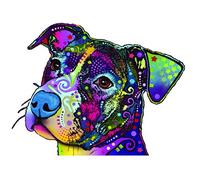 Enjoy It Dean Russo Rottweiler Car Sticker, Outdoor Rated Vinyl Sticker Decal for Windows, Bumpers, Laptops Or Crafts