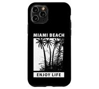 Enjoy Life, Abstract Cool Miami Beach Outfit, Miami Florida Case for iPhone 11 Pro
