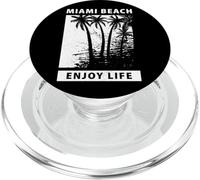 Enjoy Life, Abstract Cool Miami Beach Outfit, Miami Florida PopSockets PopGrip for MagSafe
