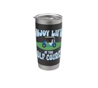 Enjoy Life! At the Golf Course Stainless Steel Insulated Tumbler