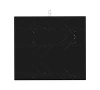 Enjoy Life Handwritten Black Text Printed Kitchen Drying Mat - 41x46cm, for Quick Drying of Dishes, Stylish Kitchen Decorative mat