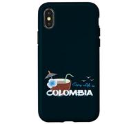 Enjoy Life in Colombia South America Vacation Souvenir Case for iPhone X/XS