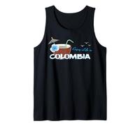 Enjoy Life in Colombia South America Vacation Souvenir Tank Top