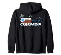 Enjoy Life in Colombia South America Vacation Souvenir Zip Hoodie