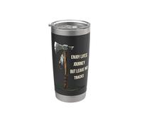 Enjoy Lifes Journey But Leave No Tracks Native American Stainless Steel Insulated Tumbler
