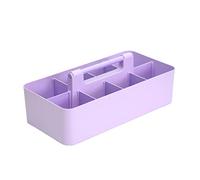 Enjoy Organizer - 8 Compartments DIY Dividers,Large caddy, Multi Purpose, Simple, Portable, Stackable, Modern Solution for School, office, Desktop -MADE IN USA (Lavender)