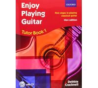Enjoy Playing Guitar Tutor Book 1 + CD: First steps in playing classical guitar by Cracknell, Debbie (January 27, 2011) Sheet music