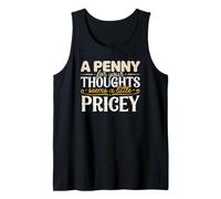 Enjoy Sharing Your Thoughts with Some Clever Humor Tank Top