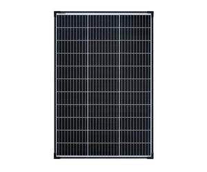 enjoy solar 100W 12V Monocrystalline Solar Panel, 182mm Solar Panels, 10 Bus Bars, Ideal Solar Panel for Motorhome, Balcony, Garden Housings, Boat