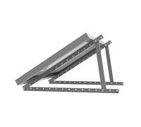 enjoy solar Aluminium Z-Angle 100 mm Bracket for Framed Solar Panels, Suitable for All Module Widths (Including Screws and Nuts)