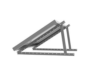 enjoy solar Aluminium Z-Angle 100 mm Bracket for Framed Solar Panels, Suitable for All Module Widths (Including Screws and Nuts)