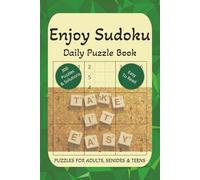 Enjoy Sudoku Daily Puzzle Book: Enjoy Sudoku with Easy to Read Print just Relax, and release some stress by playing | 6x9 inches, 600 pages | 300 Puzzles... Gift for Vacations, Holidays and Free Times
