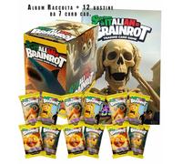 ENJOY TECH Skifidol Italian Brainrot Beta Series Cosmic Hallucination | Box 12 Bags with 7 Trading Cards and Album Binder | Trading Card Game