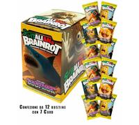 ENJOY TECH Skifidol Italian Brainrot Beta Series Cosmic Hallucination, Box of 12 Bags, 7 Cards per Sachet, Trading Card Game