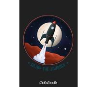 Enjoy the Journey Notebook: 6x9 120 Pages, Diary, Matte Finish Cover, Planner, Journal, 6Lined College Ruled Paper