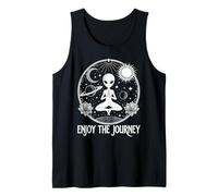 Enjoy the Journey Yoga Celestial Alien Meditation Vibes Tank Top