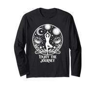 Enjoy The Journey Yoga Celestial Meditation Peace Vibes Long Sleeve T-Shirt