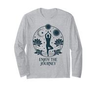 Enjoy the Journey Yoga Celestial Meditation Peace Vibes Long Sleeve T-Shirt