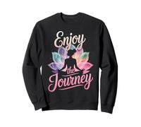 Enjoy the Journey Yoga Celestial Meditation Peace Vibes Sweatshirt