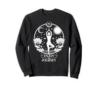 Enjoy the Journey Yoga Celestial Meditation Peace Vibes Sweatshirt