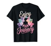 Enjoy the Journey Yoga Celestial Meditation Peace Vibes T-Shirt