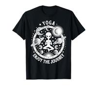 Enjoy the Journey Yoga Celestial Meditation Peace Vibes T-Shirt