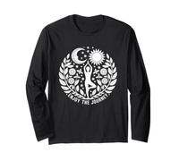 Enjoy The Journey Yoga Funny Meditation Yogis Yoga Men Women Long Sleeve T-Shirt