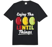 Enjoy The Lentil Things Vegetable Farmers Veggies Vegan Chef Comfort Colors Adult Heavyweight T-Shirt