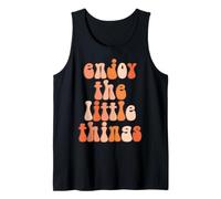 Enjoy The Little Things Aesthetic Quote Tank Top