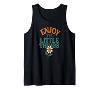 Enjoy The Little Things Daisy Flower Tank Top