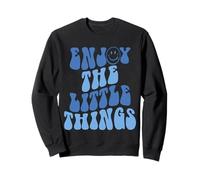 Enjoy The Little Things Happy Face Aesthetic Sweatshirt
