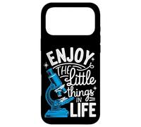 Enjoy The Little Things Science Microscope Microbiologist Case for iPhone 17 Pro Max