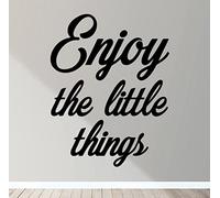 Enjoy The Little Things Wall Art Decal Sticker Mural Decor Motto Quote Eat Sleep