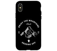 Enjoy the Mountains Existential Penguin Viral Meme But Why Case for iPhone X/XS